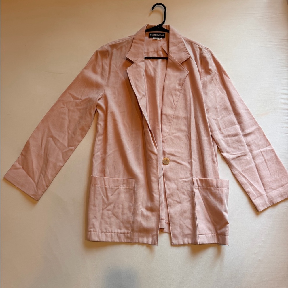 Sag Harbor Blush Pink Blazer